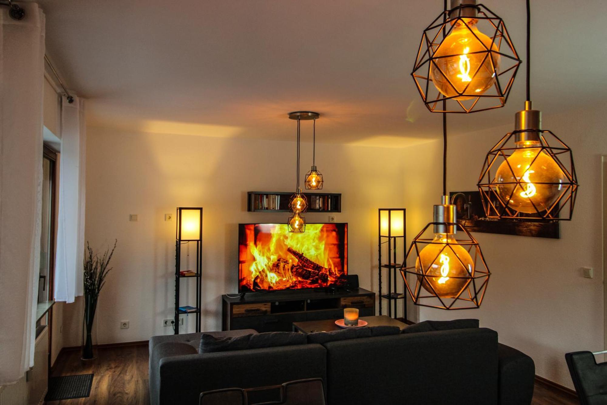 Moderne Fewo Sky Netflix Terrasse Burgblick Boxspringbett Waschtrockner بولاي المظهر الخارجي الصورة
