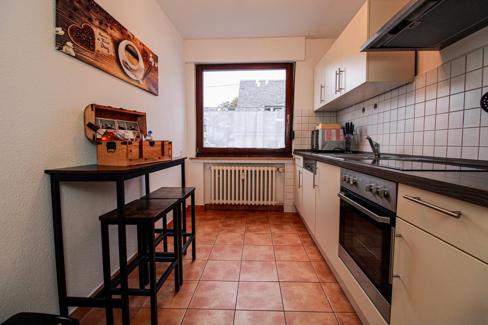 Moderne Fewo Sky Netflix Terrasse Burgblick Boxspringbett Waschtrockner بولاي المظهر الخارجي الصورة